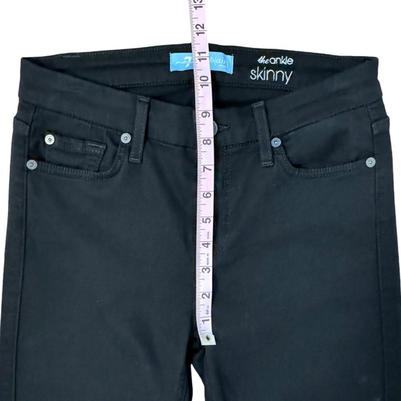 7FAMK 7 For All Mankind B(air) Super Skinny Ankle Jeans Babylon Black Size‎ 26 - Picture 13 of 14
